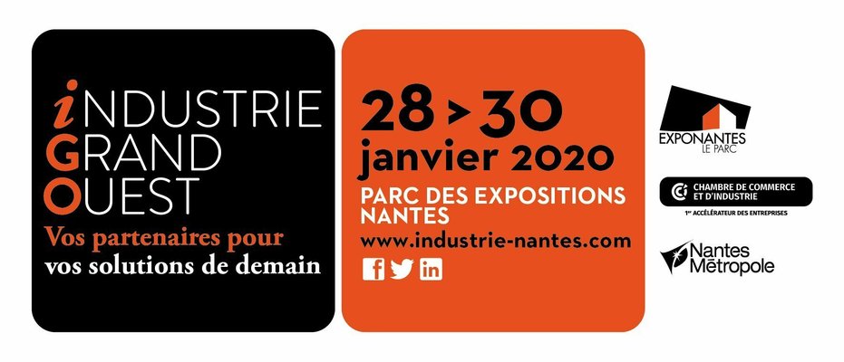 Retrouvez nous au Salon de l'Industrie Grand Ouest - NANTES